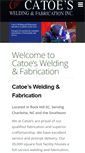 Mobile Screenshot of catoesweldingfabrication.com